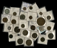 Italy, Gorizia, 2 Soldi, 1802h (KM. C9.3); Kingdom of Napoleon, 5 Soldi, 1811m (KM. C5.1); Lombardy-Venetia, 3...