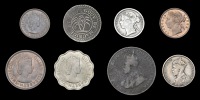 Mauritius, George IV, 50 Sous, undated [1822] (KM. 2); together other type coins of Mauritius (7), 1899-1954 [8]....