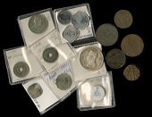 Miscellaneous, Bangladesh, 25, 10 and 5 Poisha, all 1973 (KM. 1-3); India, uncertain Paisa, possibly an issue of...