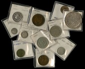 Miscellaneous, Bukhara, Tenga, 1308h (KM. 75); Ghurfah, 8 Khumsi, 1344h (KM. 102); Iran, Qiran, 1328h, 50 Dinars,...