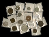 Miscellaneous, Indonesia, 50 Sen, 1955, 10 and 5 Sen, both 1951 (KM. 5, 6, 10.1); Kelantan, Pitis, 1321h (KM. 15);...