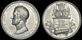 Marquess of Wellington, Victories, 1812, a white metal medal by T. Wyon, bust left, rev. three shields with the arms...