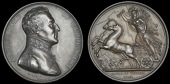 Battle of Vittoria, 1813, a copper medal by A. Donadio and J. Lefèvre for Mudie, bust right, rev. Bellona in biga...