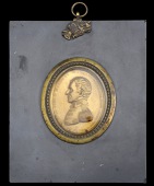 Field Marshal the Marquis of Wellington, Duque de Ciudad Rodrigo, Victories, 1812, a glazed oval gilt-metal cliché...