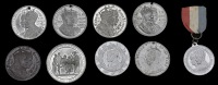BIDEFORD, Edward VII, Coronation, 1902, a white metal medal by J.A. Restall, 38mm (W & E 4520D.1), George V,...