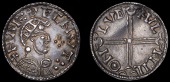 Harthacnut (1035-1042), Penny, Danish type, Lund (Sweden), Ulfcetel, radiate bust right, quatrefoil of pellets...