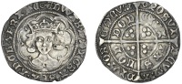 Edward IV (Second reign, 1471-1483), Groat, London, class XIV, mm. annulet, trefoils on cusps, saltire stops, n in...