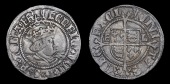 Henry VIII (1509-1547), Second coinage, Halfgroat, York, Abp Lee, mm. key, el by shield, 1.24g/11h (Whitton iii; N...