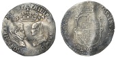 Philip and Mary (1554-1558), Sixpence, 1554, no mm., full titles, 3.05g/1h (N 1970; S 2505). Creased, otherwise...