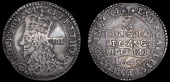 Charles I (1625-1649), Oxford mint, Groat, 1645, no mm., large bust to edge, lion’s head on shoulder, no plume in...