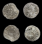 Henry III (1216-1272), Short Cross coinage, Pennies (2), both Bury St Edmunds, class VIIc 1, Simund, simvnd on sant,...