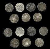 Henry III (1216-1272), Long Cross coinage, Pennies (7), all Gloucester, class IIIa (2), Ion, ion on glovce, 1.55g/4h...