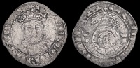 Henry VIII (1509-1547), Third coinage, Testoon, Southwark, mm. E, short hair, sleeve stops, 6.16g/12h (Jacob dies...