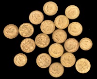 George V, Sovereigns (17), 1911, 1911p, 1912m, 1913 (2), 1912s, 1915, 1917p, 1918i, 1918p, 1918s, 1920p, 1922p,...