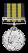 Africa General Service 1902-56, 1 clasp, Somaliland 1902-04 (3449 Sepoy Hakam Singh, 59th Scinde Rif.), edge...