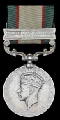 India General Service 1936-39, 1 clasp, North West Frontier 1936-37 (16536 Sepoy Shanghara Singh, 6-13 F.F. Rif.),...