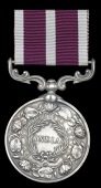 Indian Army Meritorious Service Medal, G.V.R., 1st issue (310 Nk. Allah Nur, 59/Rifles (F.F.)), one or two minor...