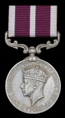 Indian Army Meritorious Service Medal, G.VI.R. (8012 Rflm. Barkat Ali, 6-13 F.F. Rif.), light edge cut at 9...
