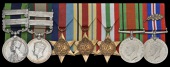 Seven: Subadar Major Rab Nawaz, O.B.I., 13th Frontier Force Rifles, late 2-25 Punjabis, who was mentioned in...