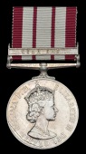 Naval General Service 1915-62, 1 clasp, Near East (A. M. Leigh), in its original addressed card forwarding box, with...