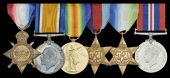 Six: Chief Steward E. W. Hayter, Merchant Navy, late Royal Navy, who lost his life on the occasion of the sinking of...