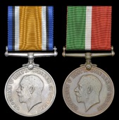 Pair: A. R. Vroome, Mercantile Marine

British War and Mercantile Marine War Medals 1914-18 (Antoine Richard...