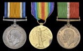 Three: Fireman S. Lofaro, Mercantile Marine and Royal Naval Reserve

British War Medal 1914-20 (2703S. S. Lofaro,...