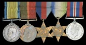 Five: Engineer R. J. Muirhead, Merchant Navy

British War and Mercantile Marine War Medals 1914-18 (R. J....