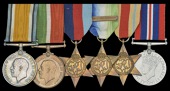 Six: Master P. R. Winship, Merchant Navy who lost his life on the occasion of the S.S. Empire Dace being mined off...