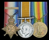 Three: Private G. Pegram, 6th Dragoons, attached 1st Life Guards

1914 Star, with clasp (5265 Pte., 6/Dns.);...