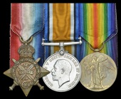 Three: Bandsman F. Harris, 15th Hussars

1914 Star (4223 Bndsmn., 15/Hrs.); British War and Victory Medals (4223...