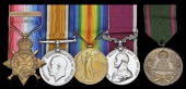 Four: Serjeant F. E. Saunders, 5th (Royal Irish) Lancers, and latterly The Bays

1914 Star, with clasp (2487 L....