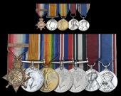 Seven: Major & Quartermaster W. N. Andrews, Bombay Sappers and Miners, late 16th (The Queen’s) Lancers and Essex...