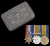Three: Private W. Cameron, North Irish Horse

1914 Star (858 Pte., N. Ir. H.); British War and Victory Medals (858...