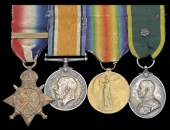 Four: Serjeant G. Williamson, Leicestershire Yeomanry

1914 Star, with copy ‘slip-on’ clasp (1908 Pte., Leic....