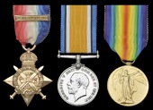 Three: Private E. W. Gulland/Culland, Cameron Highlanders

1914 Star, with clasp (9373 Pte. E. Gulland, Cam’n....