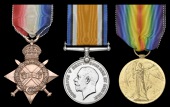 Three: Private A. Cameron, 1st Battalion Cameron Highlanders, killed in action, France/Flanders, 22 December...