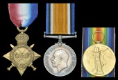 Three: Private J. Gowans, 2nd Battalion Cameron Highlanders, who died of wounds, France/Flanders, 31 May...