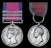 Pair: Gunner John Jones, Royal Horse Artillery 

Military General Service 1793-1814, 3 clasps, Vittoria, Nivelle,...