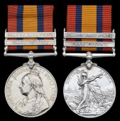 Queen’s South Africa 1899-1902 (2), 2 clasps, Cape Colony, Orange Free State (3057 Pte. G. Webb, 2nd Wilts. Regt.;...
