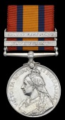 Queen’s South Africa 1899-1902, 2 clasps, Cape Colony, Orange Free State (4511 Pte. J. Bandy, 2nd Wilts. Regt.)...