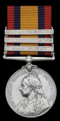 Queen’s South Africa 1899-1902, 3 clasps, Cape Colony, Orange Free State, South Africa 1901 (6589 Pte. E. A....