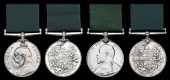 Volunteer Force Long Service (4), V.R. (Colr. Sergt. L. McCullock, 2nd V.B. Wilts Regt.; No.88 Corpl. C. Brampton,...