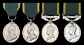 Territorial Efficiency Medal (2), G.V.R. (203428 Pte. W. Cleverley, 4-Wilts. R.; 5564767 Cpl. A. W. Usher, 4-Wilts....