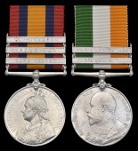 Pair: Private H. Hibberd, Wiltshire Regiment

Queen’s South Africa 1899-1902, 3 clasps, Cape Colony, Transvaal,...