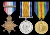Family group:

Three: Serjeant W. G. Bartlett, 1st Battalion Wiltshire Regiment
1914 Star, with clasp (9110 Pte.,...