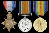 Three: Private H. Matthews, 1st Battalion Wiltshire Regiment, killed in action, France/Flanders, 17 November...