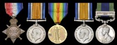 Family group:

Three: Private C. Cobb, 5th Battalion Wiltshire Regiment, killed in action, Gallipoli, 10 August...