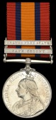 Queen’s South Africa 1899-1902, 2 clasps, Cape Colony, Orange Free State (83 Pte. G. Bushell, 2nd Coy. 1st Impl....