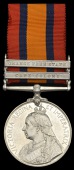 Queen’s South Africa 1899-1902, 2 clasps, Cape Colony, Orange Free State (11629 Tpr. J. Blandford, 63rd Coy. Imp....